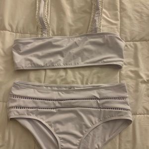 White Highwaisted Bikini